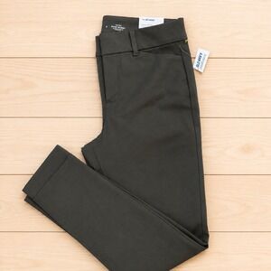Old Navy Women's Size 4 High-Waisted Pixie Skinny Pants Black NWT